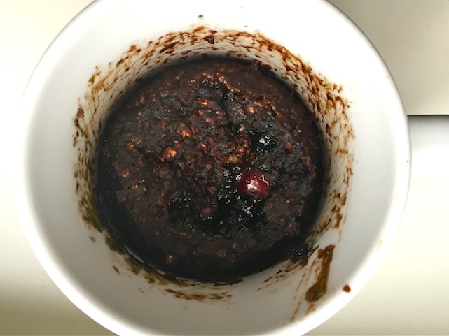 Mugcake out of microwave